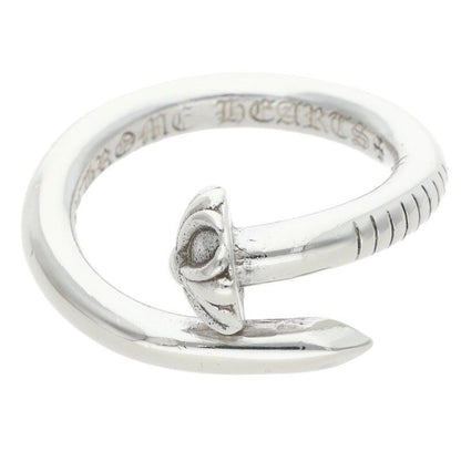 Chrome Hearts Nail Crsball Cross Ball Silver Ring