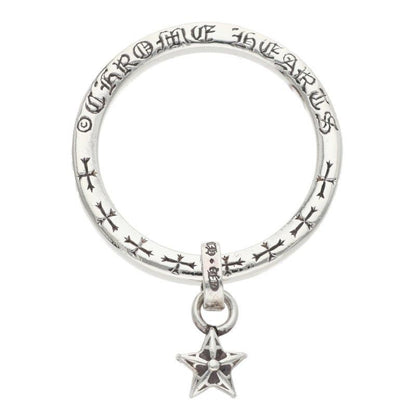Chrome Hearts Ntfl Star Motif Silver Ring