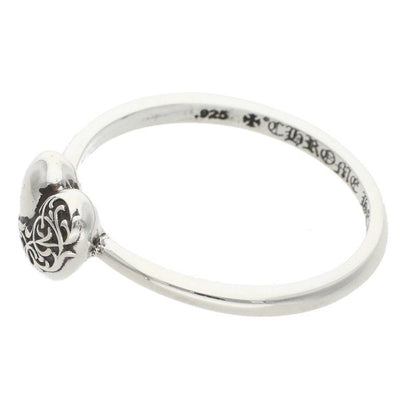 Chrome Hearts Bubblgm Heart Bubblegum Silver Ring — view 5