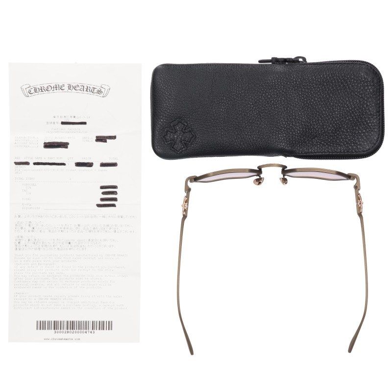 Chrome Hearts Datass Cross Temple Sunglasses 54 Eyewear — view 3