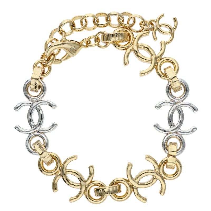 Chanel CC Logo Chain Bracelet