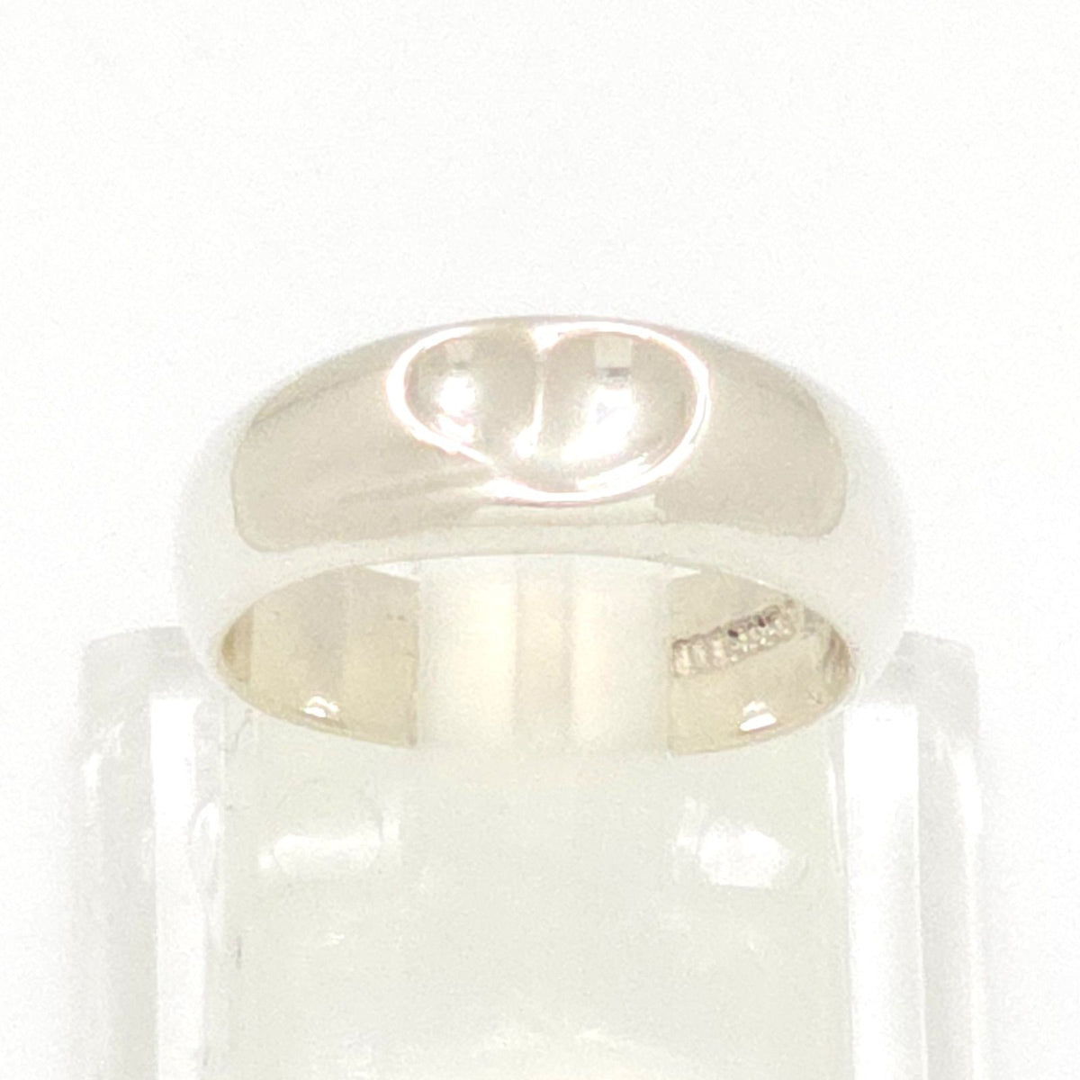 Tiffany & Co Elsa Peretti Curved Heart Ring Sterling Silver
