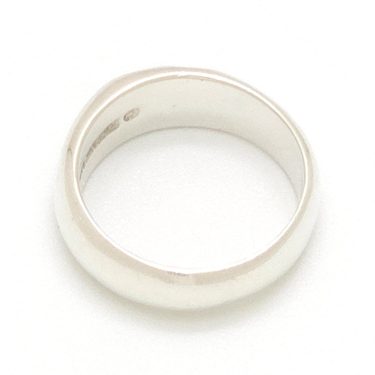 Tiffany & Co Elsa Peretti Curved Heart Ring Sterling Silver — view 5