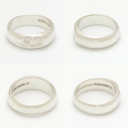 Tiffany & Co Elsa Peretti Curved Heart Ring Sterling Silver — view 3