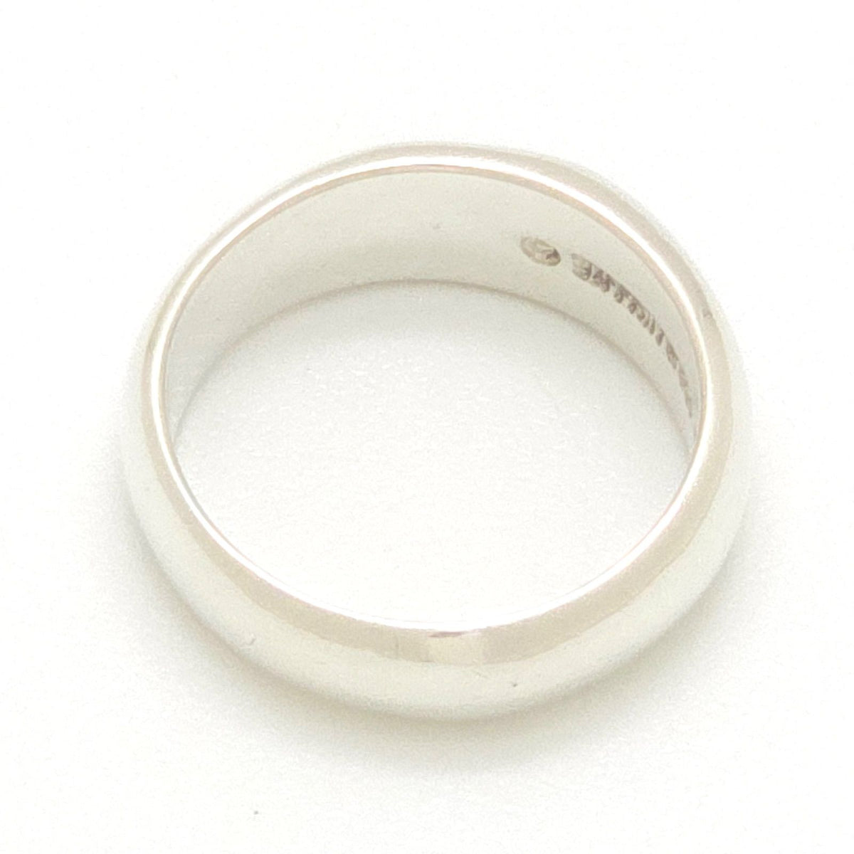Tiffany & Co Elsa Peretti Curved Heart Ring Sterling Silver — view 6
