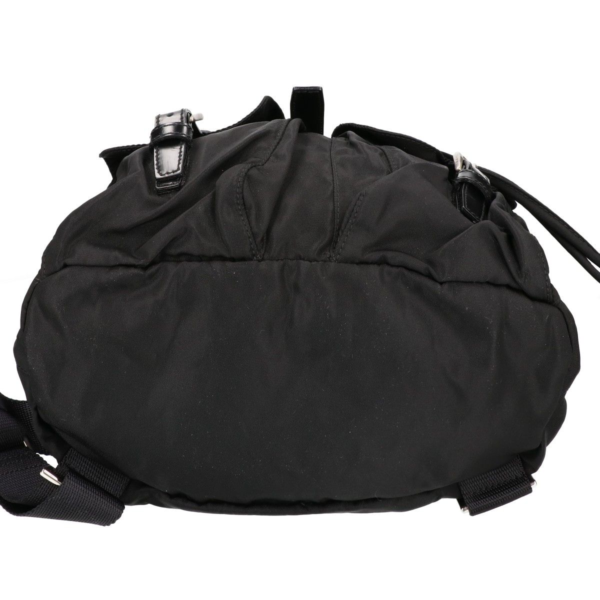 Prada Nylon Triangle Logo Mini Backpack — view 4