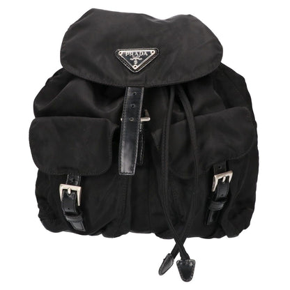 Prada Nylon Triangle Logo Mini Backpack