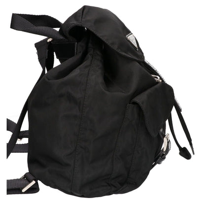 Prada Nylon Triangle Logo Mini Backpack — view 3