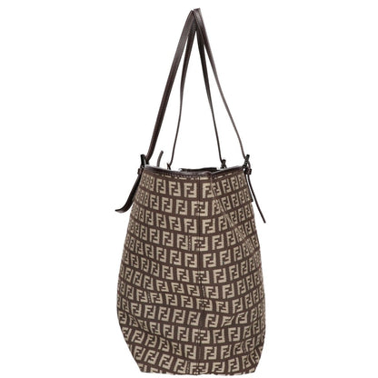 Fendi Zucchino Leather Handle Canvas — view 5