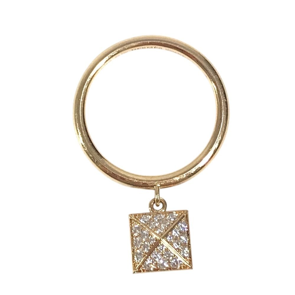Hermes Ring Clou de H Diamond Gold