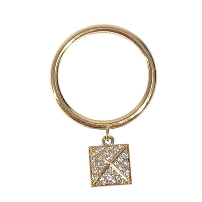 Hermes Ring Clou de H Diamond Gold