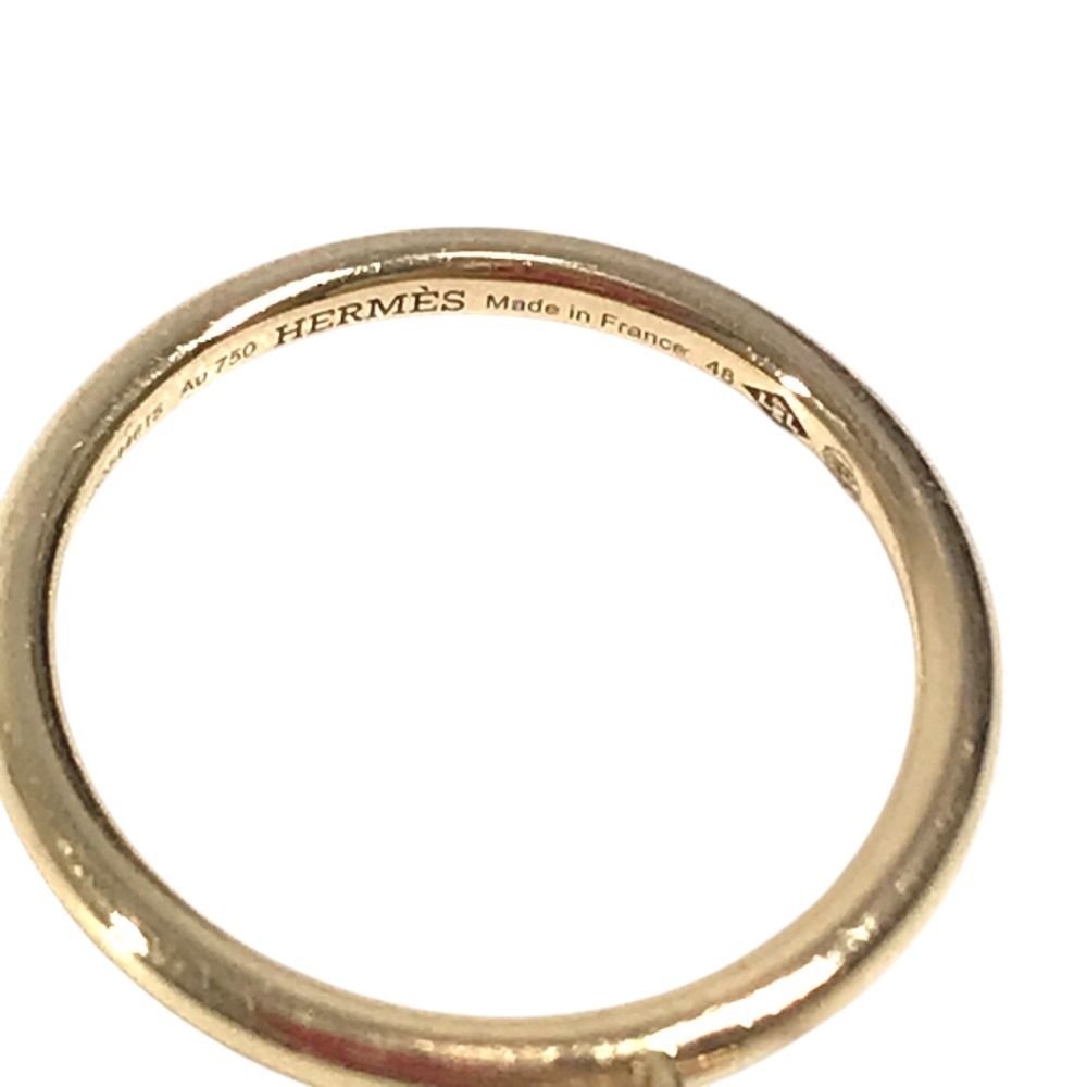 Hermes Ring Clou de H Diamond Gold — view 2