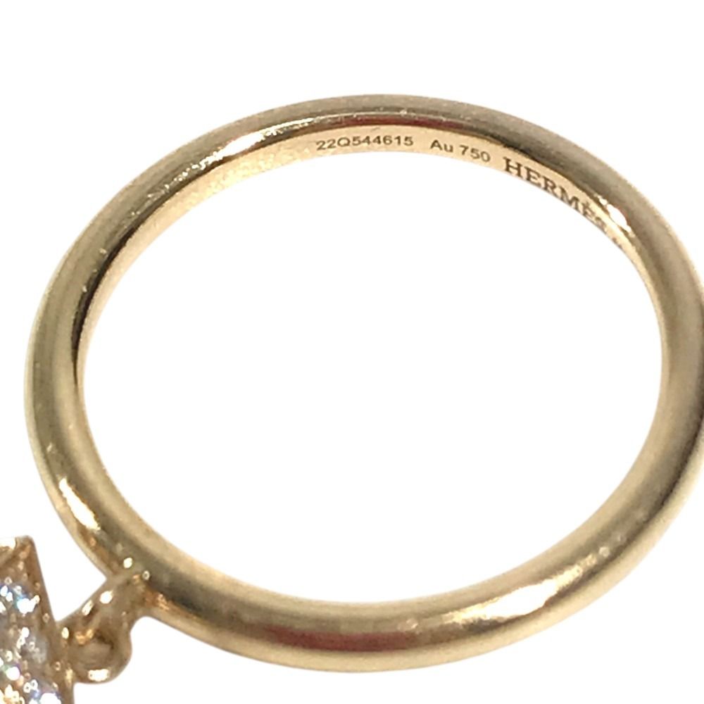 Hermes Ring Clou de H Diamond Gold — view 3