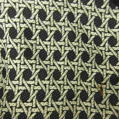 Dior Vintage Suit Set Collarless Jacket Pencil Skirt All Over Print 9 White — view 6