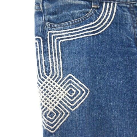 Celine Denim Pants Jeans Embroidery Blue 40 — view 3