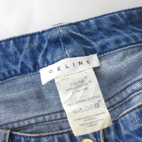Celine Denim Pants Jeans Embroidery Blue 40 — view 6