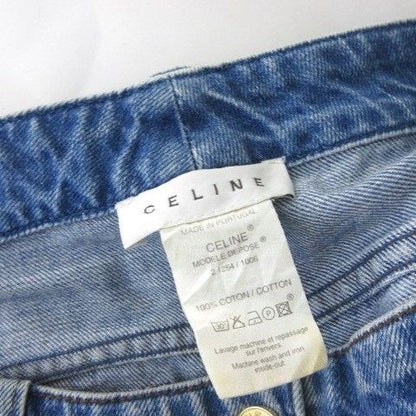 Celine Denim Pants Jeans Embroidery Blue 40 — view 6