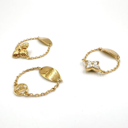 Louis Vuitton Blooming Strass Set Metal Gold Ring — view 2