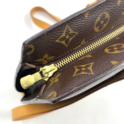Louis Vuitton Babylon Monogram Leather Brown Light Tote Bag Gold — view 5