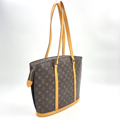 Louis Vuitton Babylon Monogram Leather Brown Light Tote Bag Gold — view 2