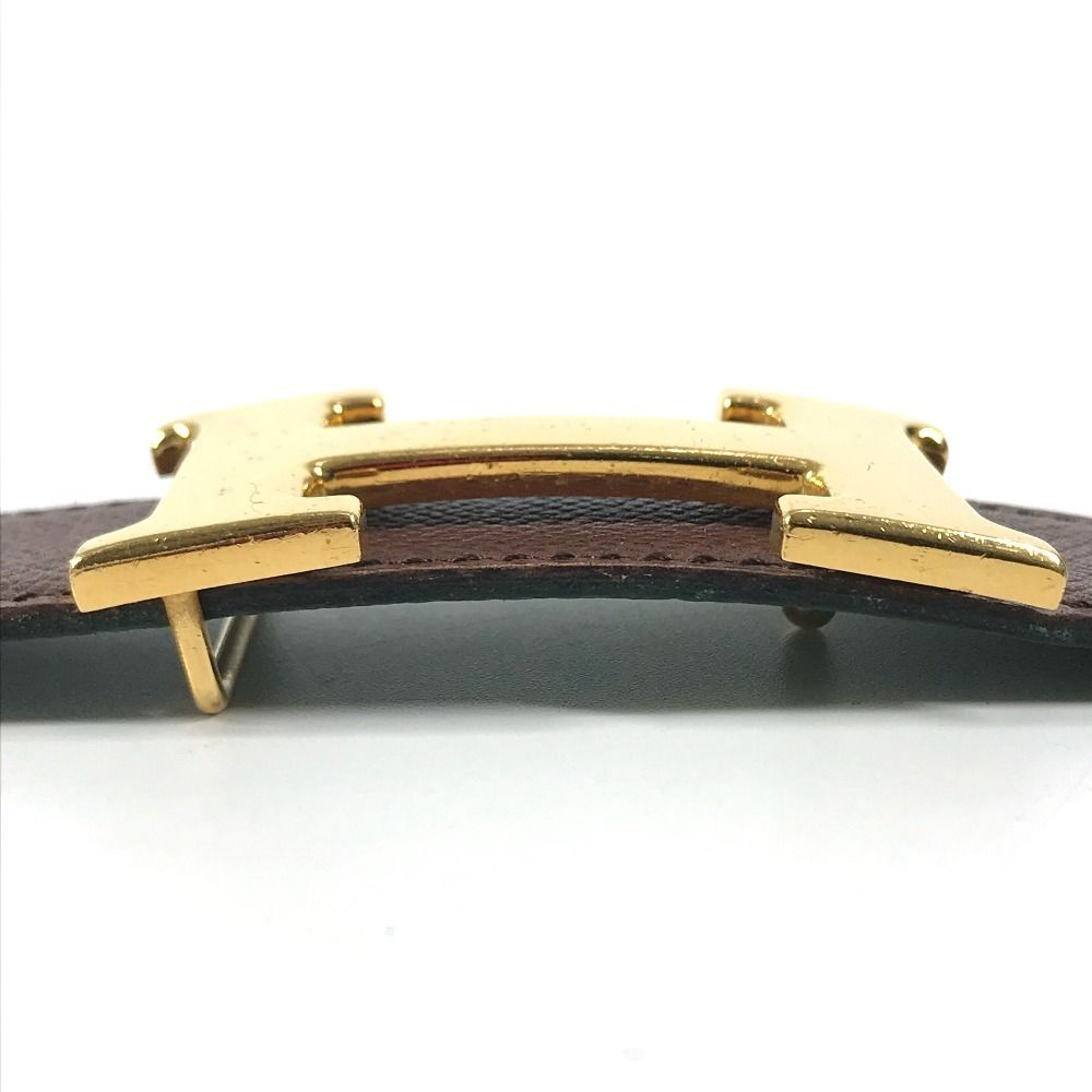 Hermes Belt H Leather Green — view 6