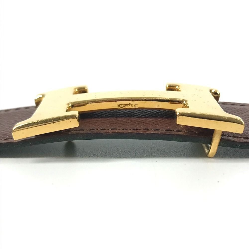 Hermes Belt H Leather Green — view 5