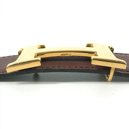 Hermes Belt H Leather Green — view 5
