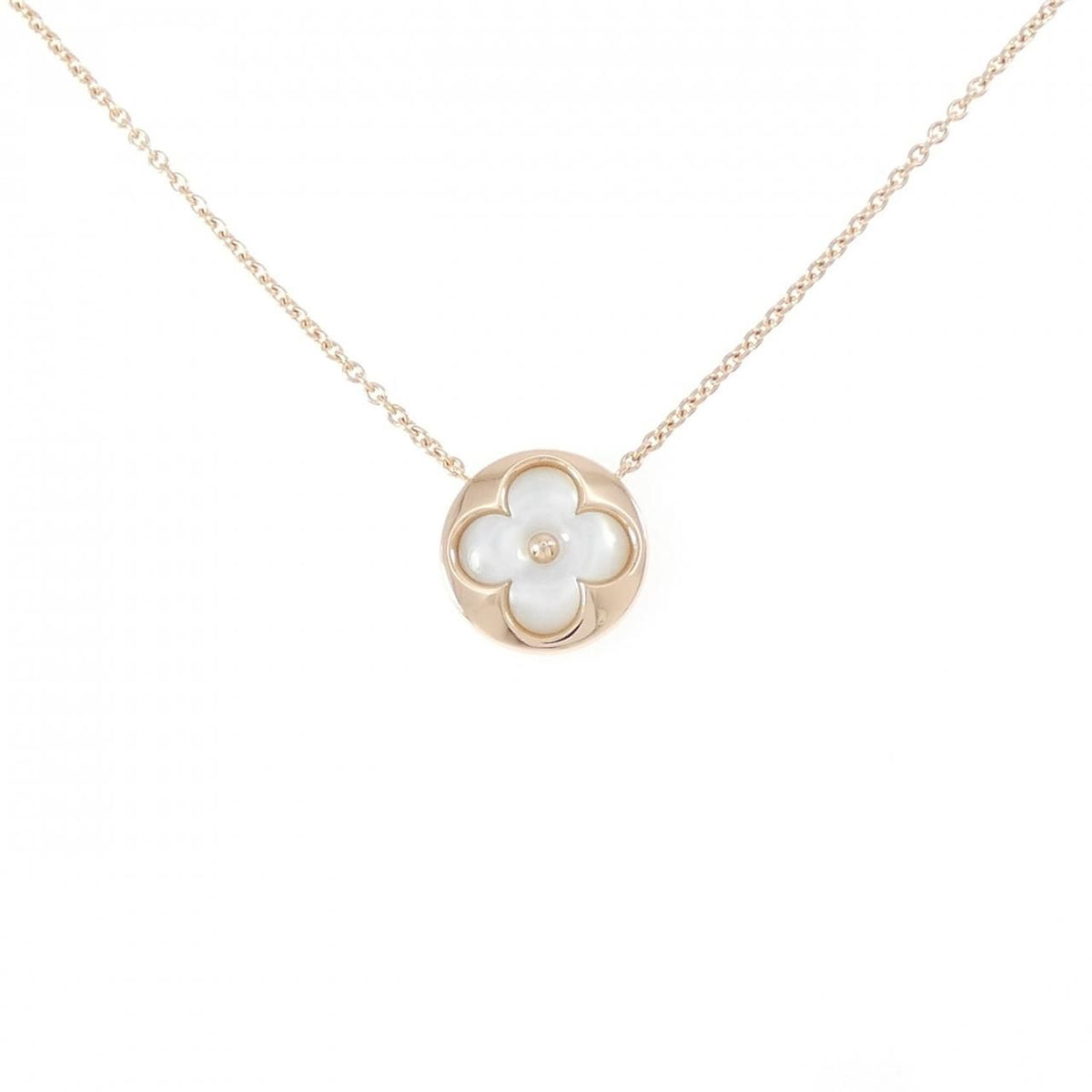 Louis Vuitton Pendentif Monogram Saint Nacre Necklace