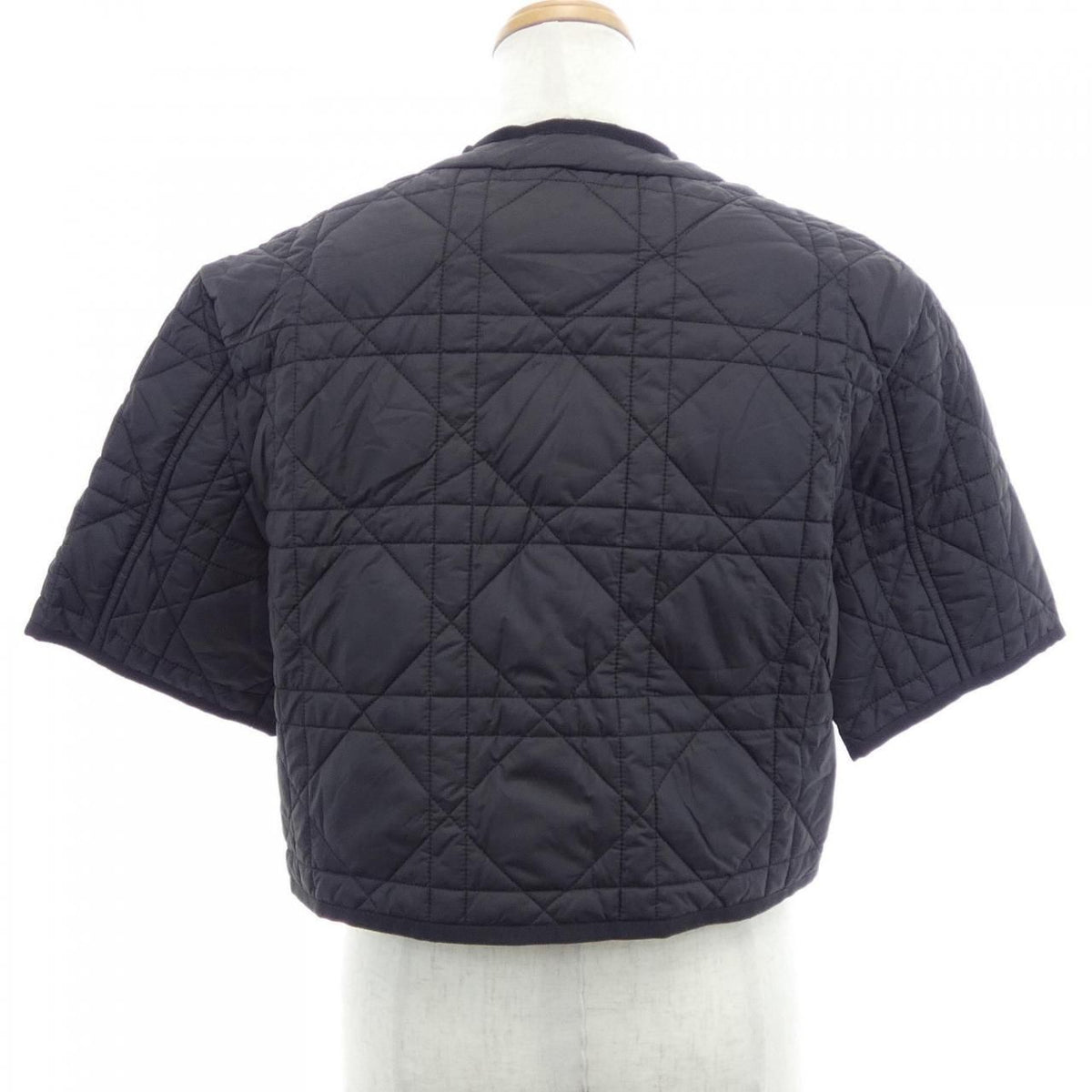 Dior Macro Cannage Quilted Collarless Jacket — view 2