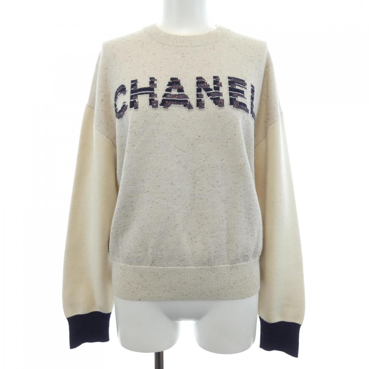 Chanel Knit Sweater Beige