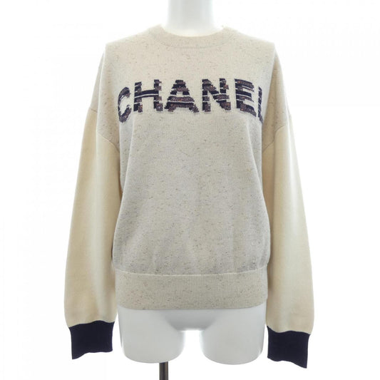 Chanel Knit Sweater Beige