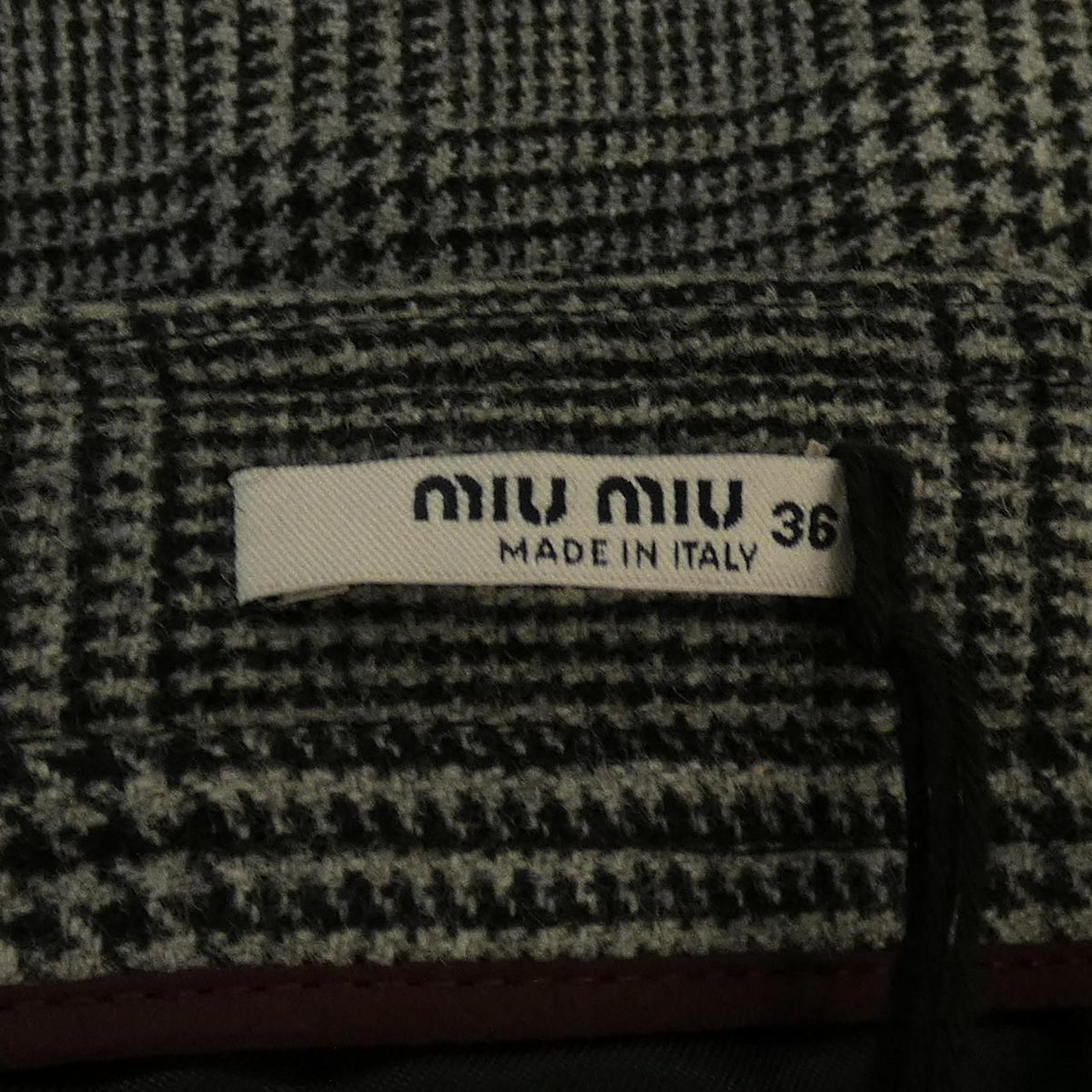 Miu Miu Skirt Gray — view 4