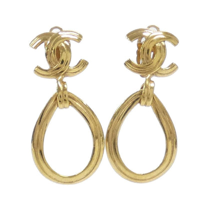Chanel Vintage Earrings Gold