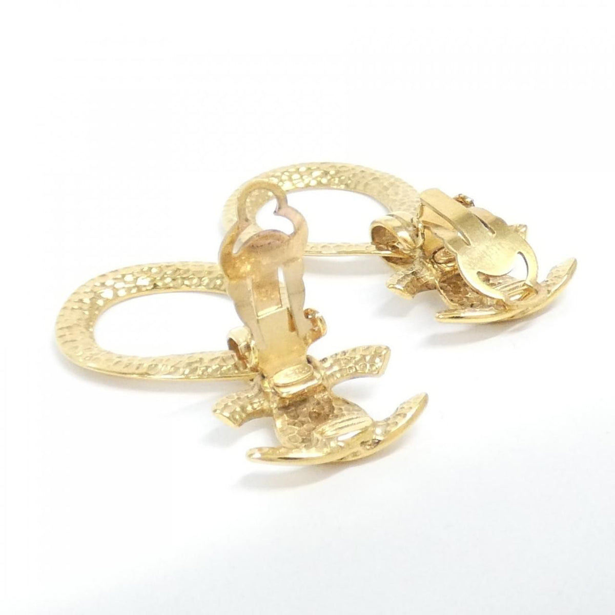 Chanel Vintage Earrings Gold — view 7