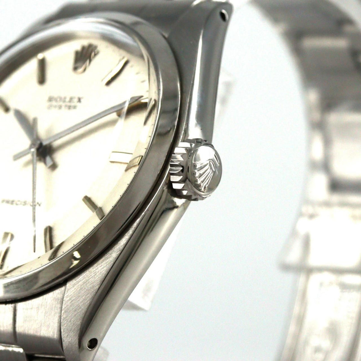 Rolex Oyster Precision SS Manual Wind — view 3