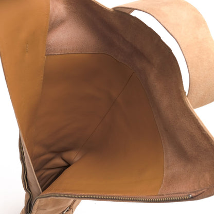 Hermes Long Boots Shoes Suede Leather Beige High Heels Sole — view 7