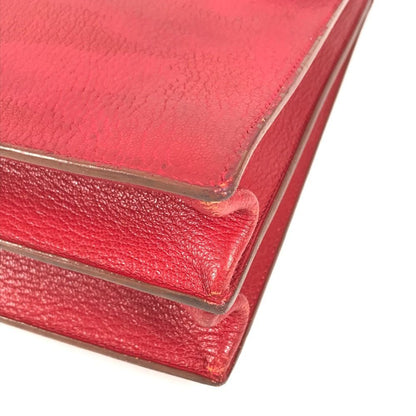 Hermes Business Bag Sac a Depeches 38 Leather Red — view 6