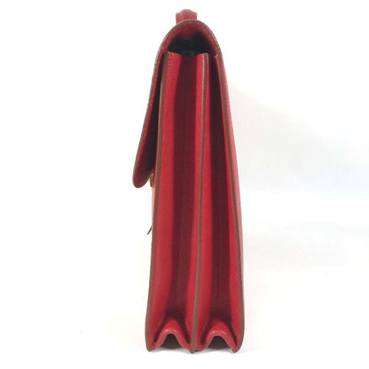 Hermes Business Bag Sac a Depeches 38 Leather Red — view 3