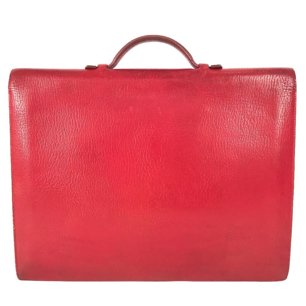 Hermes Business Bag Sac a Depeches 38 Leather Red — view 2