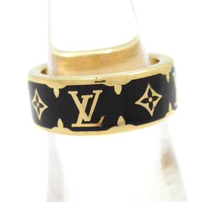 Louis Vuitton Ring S Nanogram Enamel Gold Black — view 2