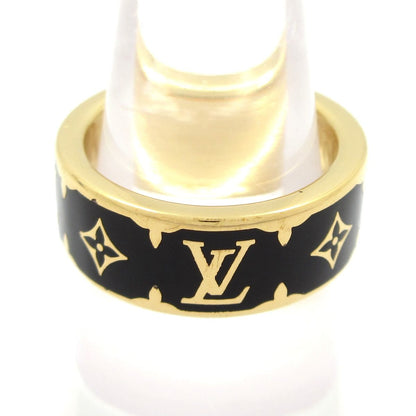Louis Vuitton Ring S Nanogram Enamel Gold Black — view 3