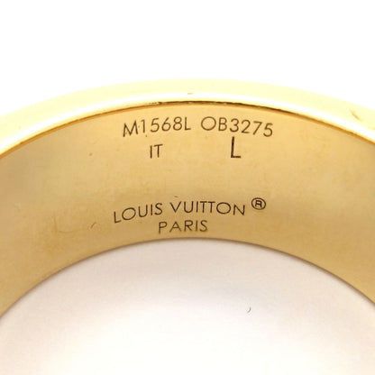 Louis Vuitton Ring L Nanogram Enamel Gold Black — view 5