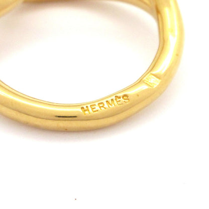 Hermes Scarf Ring Jumbo Gold — view 3