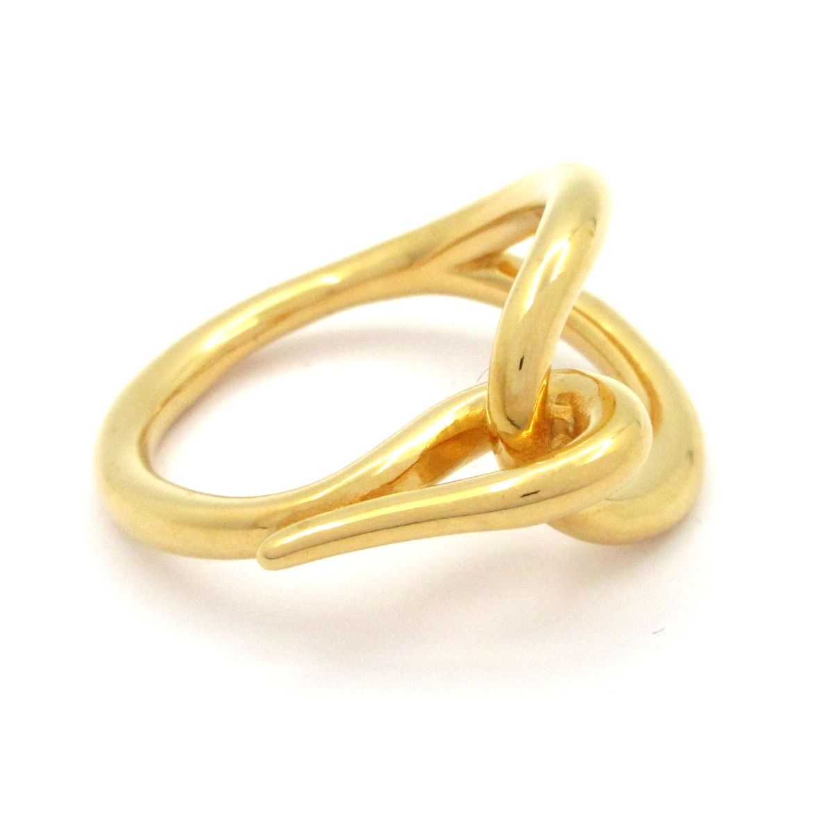 Hermes Scarf Ring Jumbo Gold — view 4