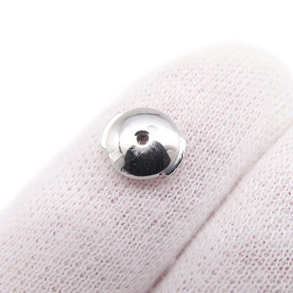 Louis Vuitton Earrings LV Diamond Double Round Center Stone Total 18k White Gold — view 7