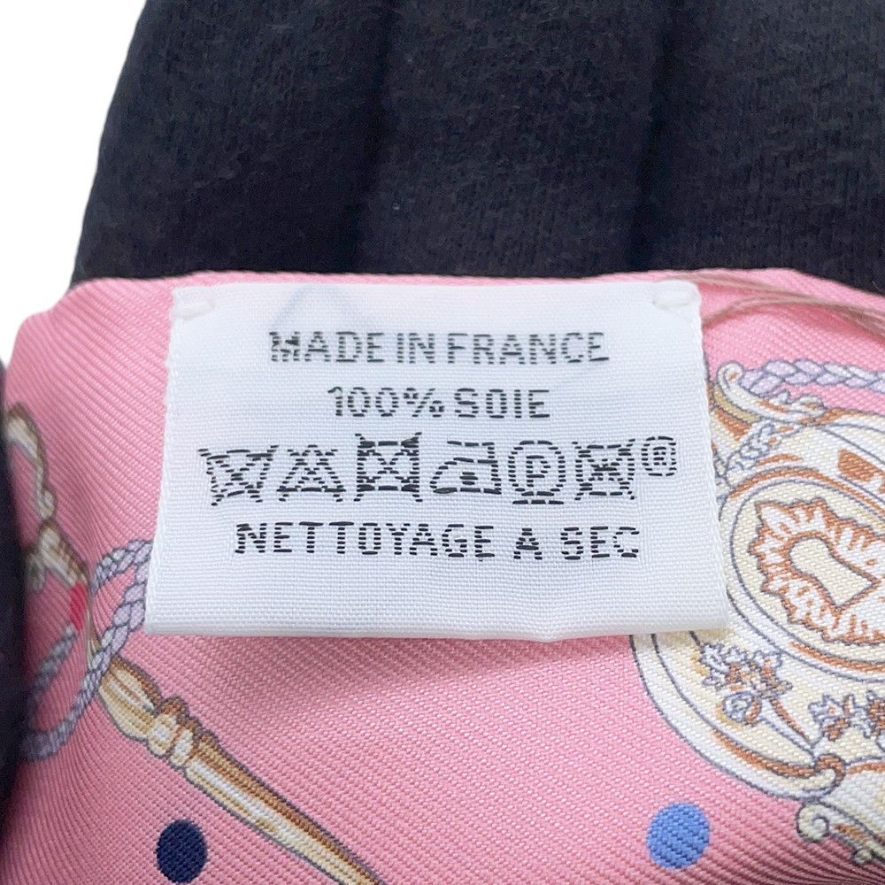 Hermes Scarf Twilly les Cles a Pois Silk Twill — view 6