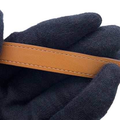 Hermes Bracelet Kelly Double Tour Dore Silver Chevre Chamkila T3 — view 6