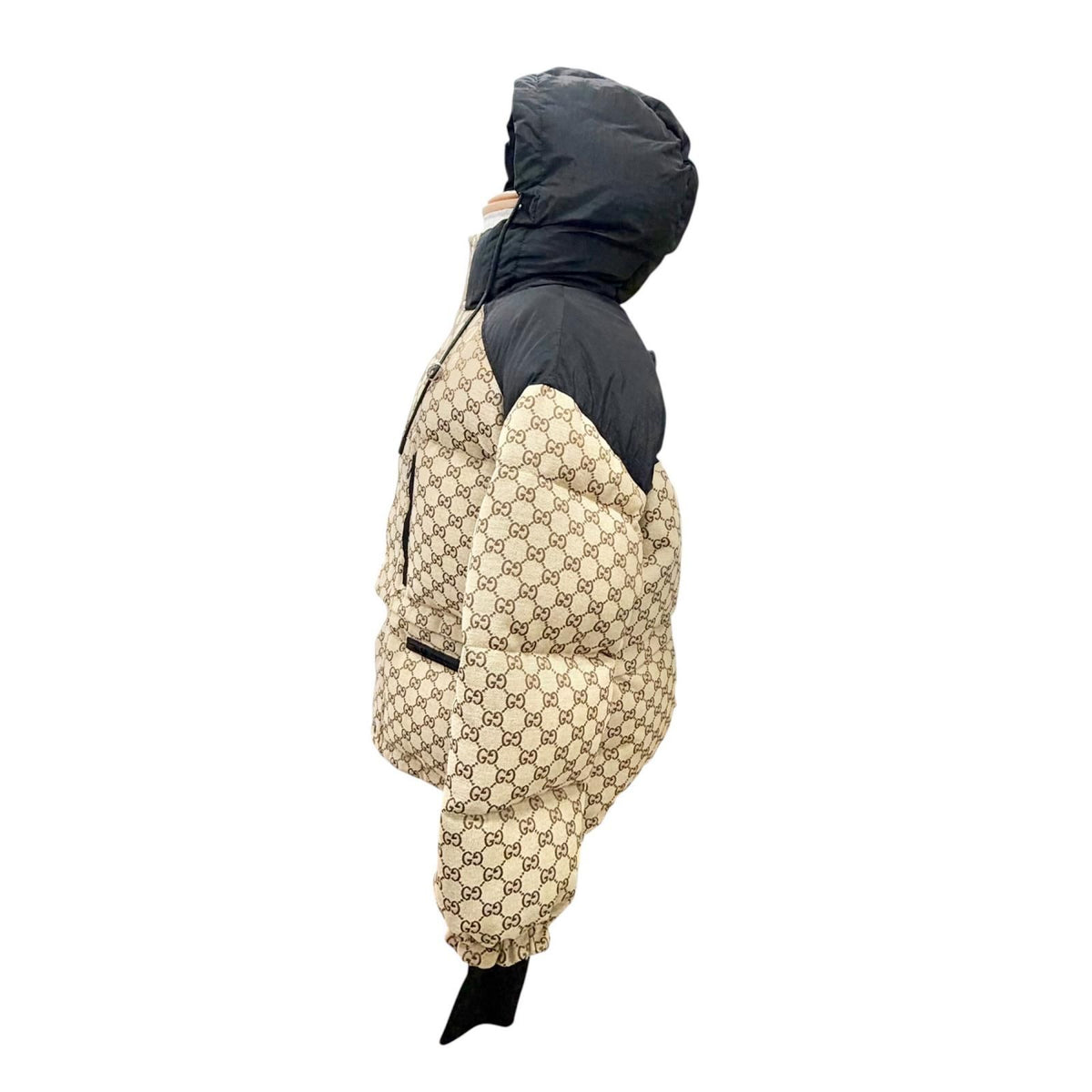 Gucci GG Canvas 2-Way Cropped Bomber Jacket Down 38 — view 4
