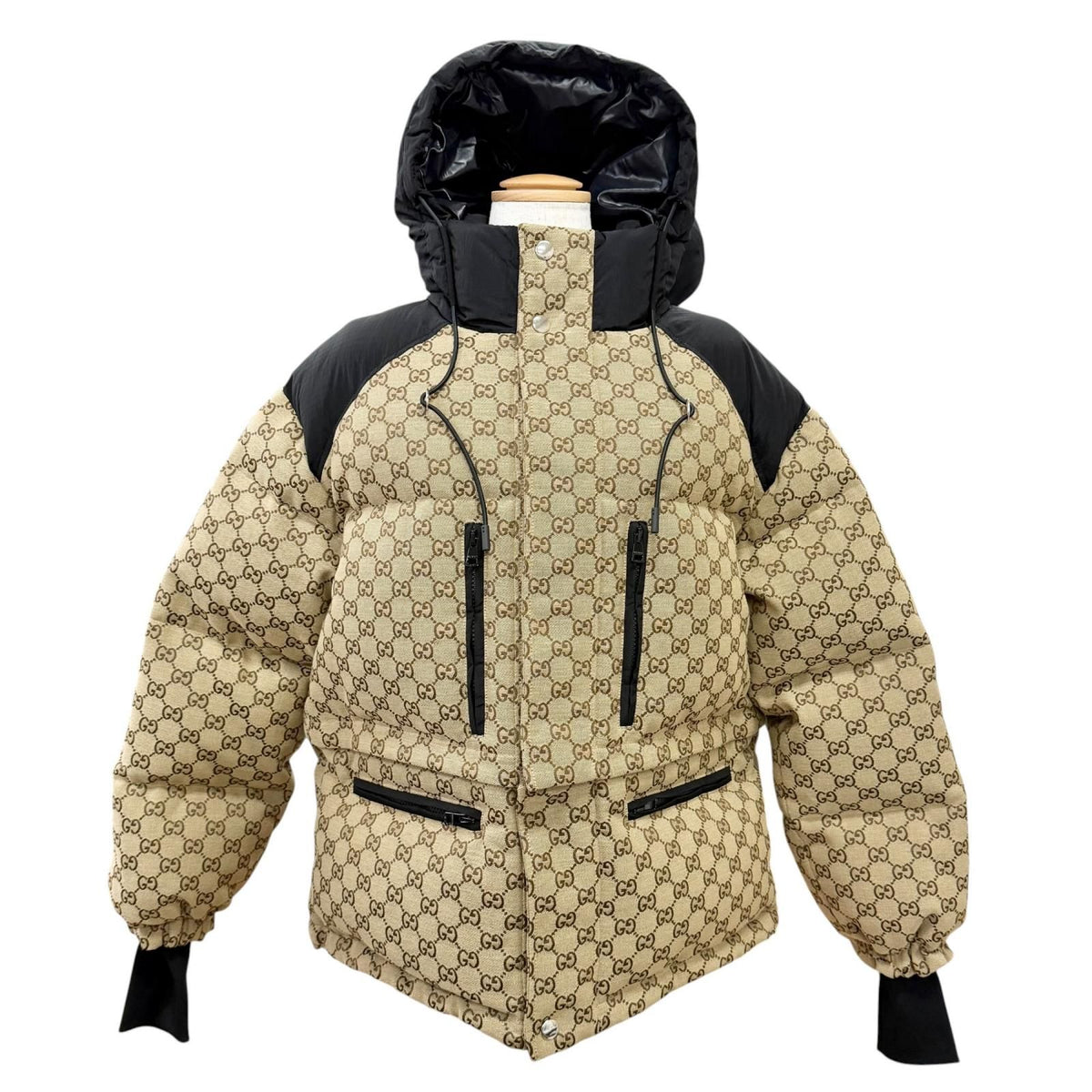 Gucci GG Canvas 2-Way Cropped Bomber Jacket Down 38