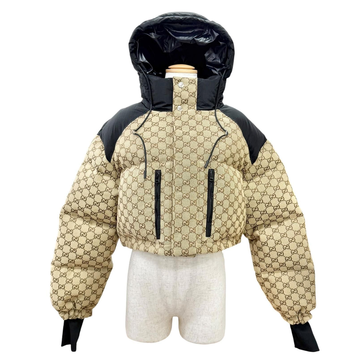 Gucci GG Canvas 2-Way Cropped Bomber Jacket Down 38 — view 2